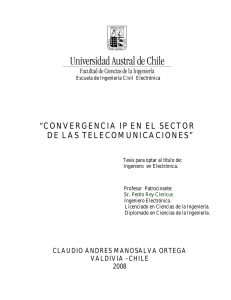 Convergencia IP en el sector de las telecomunicaciones