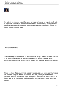 Se trata de un momento especial de unión conmigo y... o lo que esté haciendo; el tiempo del ocio está...