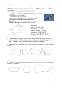 Geometría: Otros polígonos; ángulos internos.