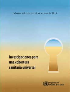 Informe sobre la salud en el mundo 2013