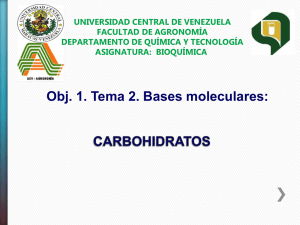Tema 2 carbohidratos (oligosacaridos y polisacaridos)