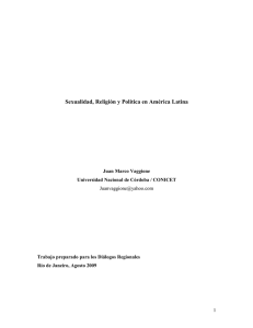 Sexualidad, Religión y Política en América Latina