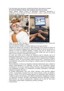 El Centro de Medicina Cubana, alta tecnolog a contra diversos males