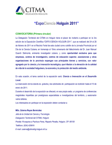 Convocatoria ExpoCiencia Holguin 2011