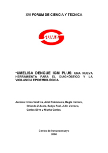 UMELISA  DENGUE  IGM  PLUS  "