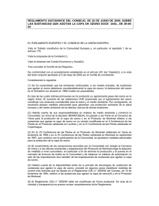 REGLAMENTO 2037/2000/CE DEL CONSEJO,  DE 29 DE JUNIO DE... LAS  SUSTANCIAS  QUE  AGOTAN  LA ...