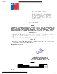 Deroga resolución n°3896 de 2 de febrero de 2015, que autorizó al sr. Juan Luis Allendes Barros la captura de quirópteros con fines de investigación