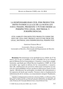 LA RESPONSABILIDAD CIVIL POR PRODUCTOS