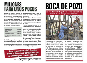 PDF - 160.2 KB - "Boca de pozo", boletín de los trabajadores petroleros del (...)