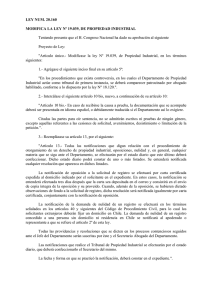 Teniendo presente que el H. Congreso Nacional ha dado su aprobación... Proyecto de