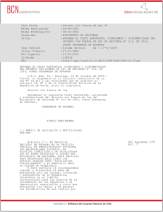 Tipo Norma :Decreto con Fuerza de Ley 30 Fecha Publicación