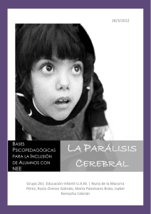 Paralisis cerebral causas tipos y necesidades educativas