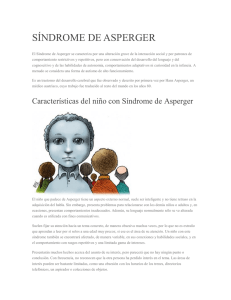 Sindrome de Asperger caracteristicas y trastornos asociados