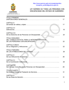 Ley discapacidad Durango México