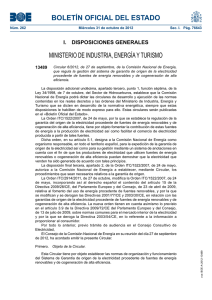 BOLETÍN OFICIAL DEL ESTADO MINISTERIO DE INDUSTRIA, ENERGÍA Y TURISMO 13489