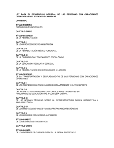 Ley para el desarrollo integral de las personas con discapacidad Campeche México