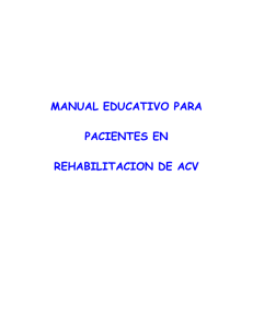 Manual Educativo Para Pacientes En Rehabilitacion De Acv