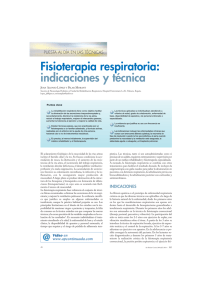 Fisioterapia respiratoria manual de técnicas 