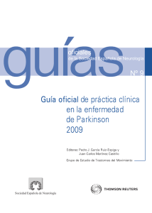 Guía Oficial de práctica clínica en la enfermedad de Parkinson
