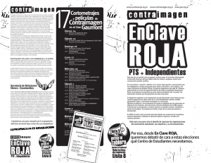PDF - 2 MB - Tapa plataforma electoral En Clave ROJA FADU