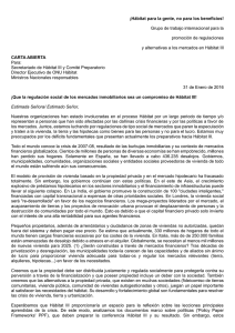 application/pdf Carta abierta ¡Que la regulación de los mercados inmobiliarios sea un compromiso de Hábitat III! (Enero 2016, ES).pdf [254,10 kB]