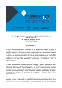 Primer Congreso Latinoamericano de Investigación y Educación Superior Interdisciplinaria