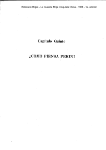 ¿Cómo piensa Pekin?