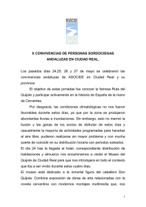 X CONVIVENCIAS DE PERSONAS SORDOCIEGAS ANDALUZAS (CIUDAD REAL CASTILLA-LA MANCHA)