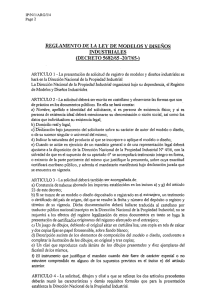 DISEÑOS (DECRETO -20/7/65-) solicitud