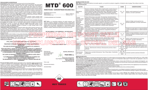 Etiqueta MTD 600