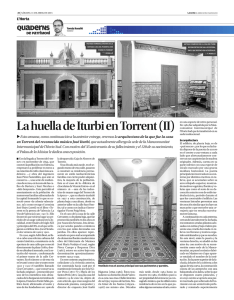Reportaje del periódico Levante-emv en su edición de l Horta sobre el origen del edificio de la Mancomunitat