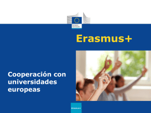 Erasmus+ Cooperación con universidades europeas