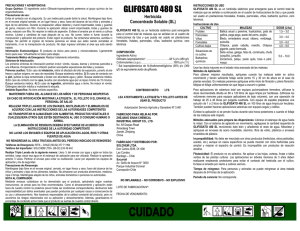 GLIFOSATO 480 SL