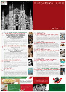 Agenda Cultural JUNIO 2014