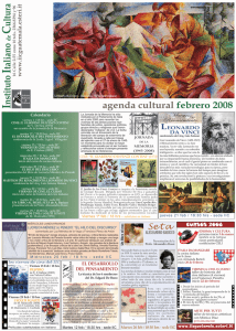 Agenda Cultural FEBRERO 2008