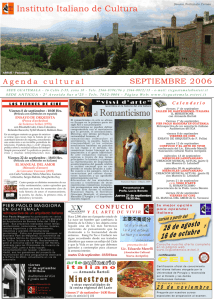 Agenda Cultural SEPTIEMBRE 2006
