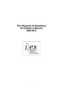 Plan Regional de Estadística de Castilla-La Mancha 2009-2012