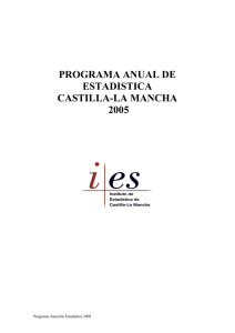 Programa Anual de Estadística de Castilla-La Mancha 2005