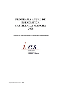 Programa Anual de Estadística de Castilla-La Mancha 2008