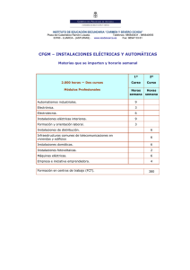 CFGM Equipos e Instalaciones Electrot cnicas.