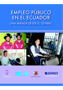 Empleo público en el Ecuador: una mirada desde el género-2008