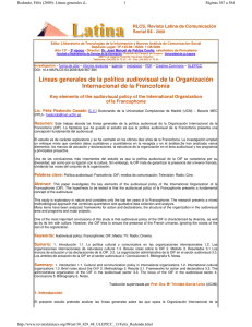 RLCS, Revista Latina de Comunicación Social 64 - 2009