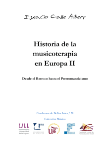 Ignacio Calle Albert  Historia de la musicoterapia