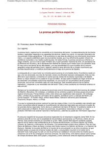 La prensa periférica española Revista Latina de Comunicación Social (La Laguna)