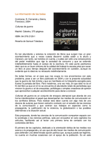 Culturas de guerra , Fernando R. Contreras y Francisco Sierra (coords)
