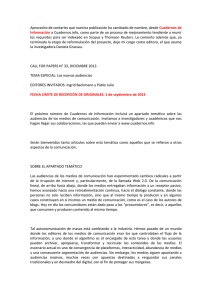 Cuadernos de Informaci n - Pontificia Universidad cat lica de Chile - hasta el 1 de septiembre de 2013