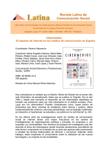 Cibermedios: El impacto de internet en los medios de comunicaci n en Espa a