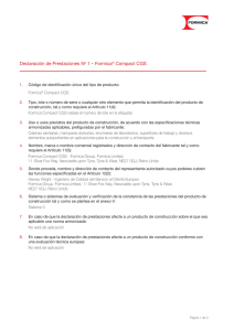 DeclaraciÃ³n de Prestaciones No 1 â€“ Formica Â® Compact CGS PDF (459.37 kb)