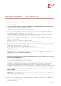 DeclaraciÃ³n de Prestaciones No 2 â€“ Formica Â® Compact CGF PDF (465 kb)