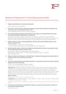DeclaraciÃ³n de Prestaciones No 6 â€“ Formica Â® EDF para exteriores (VIVIX Â® ) PDF (464.93 kb)